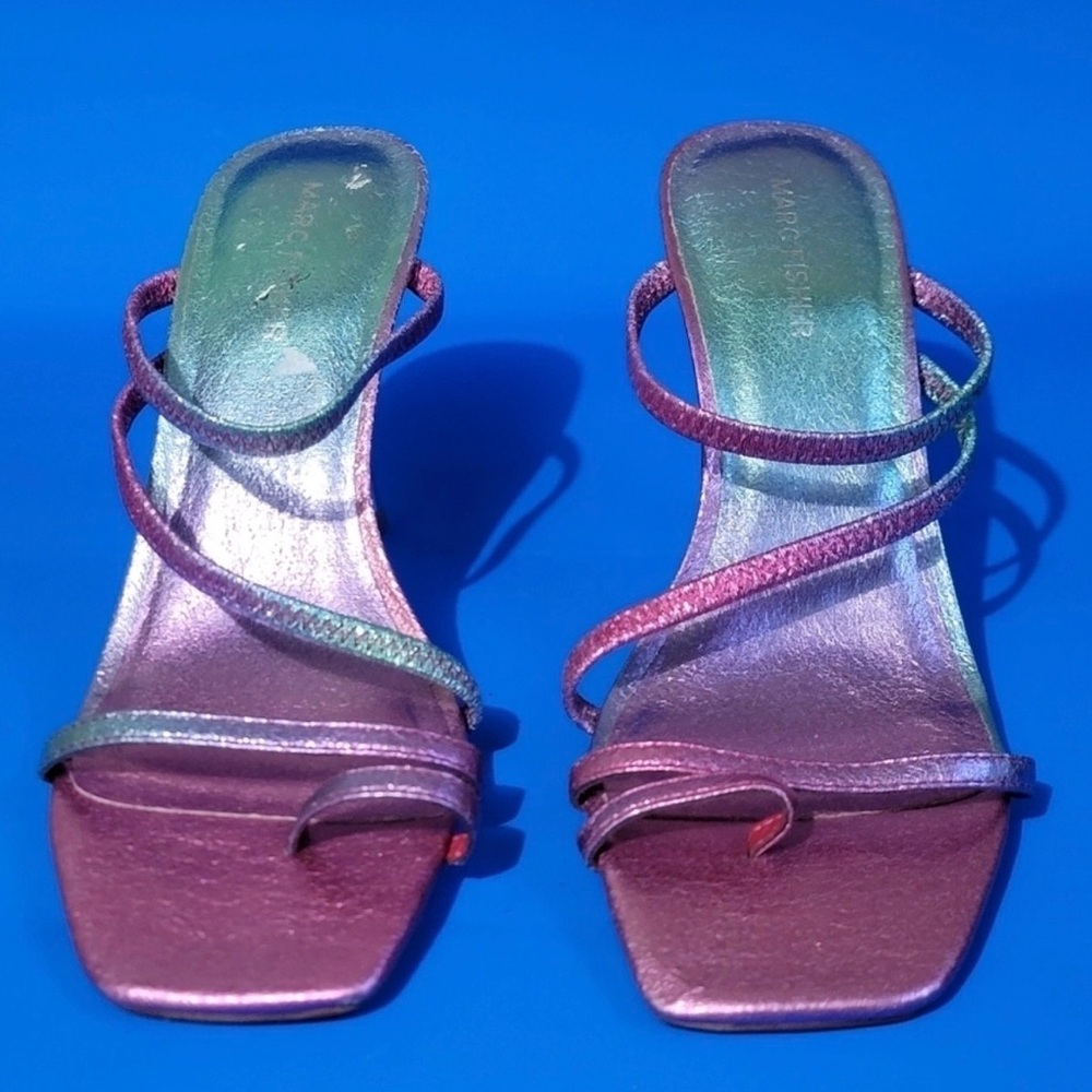 Marc Fisher Iridescent Strappy Heels